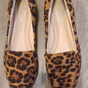 Musshoes Leopard Print Flats